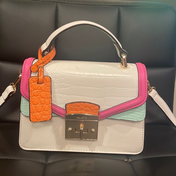 Aldo multicolored cross body bad with removable straps - Picture 1 of 2